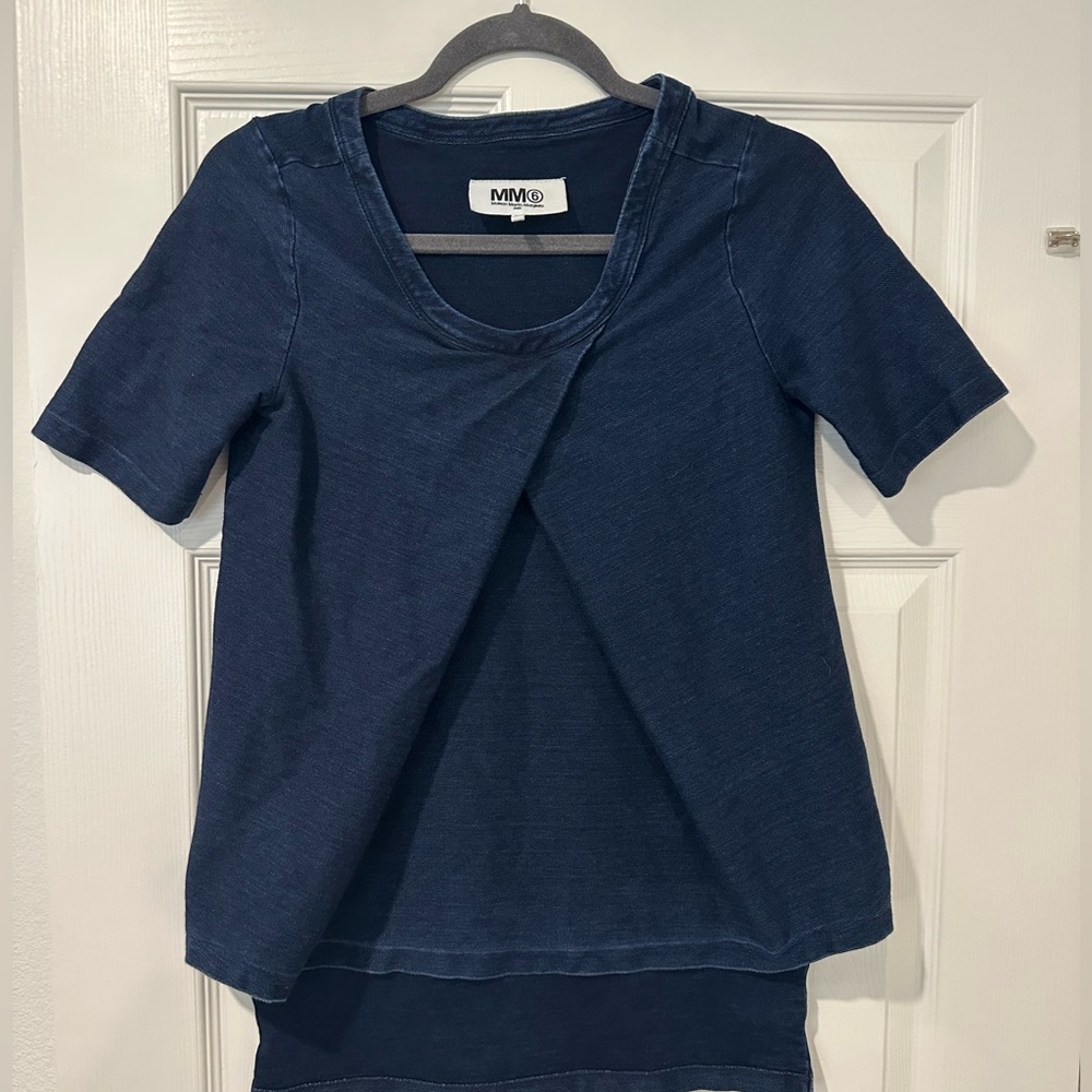 MM6 Maison Margiela size XS Denim short sleeve shirt